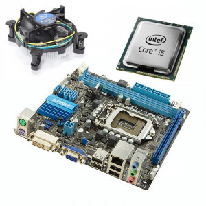 KIT Placa de baza ASUS P8H61-I LX, Intel Core i5 3570 3.4GHz, Cooler procesor