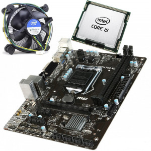 KIT Placa de baza MSI H81M PRO-VD + Intel Core i5 4460 3.2GHz + Cooler CPU