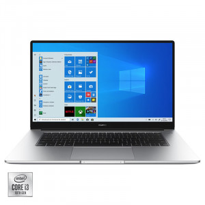 Laptop Huawei 15.6'' MateBook D 15, FHD IPS, i3-10110U up to 4.1GHz, 8GB DDR4, SSD 256GB, Intel UHD, Open-box