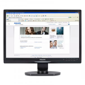 Monitor LCD 19" Philips 190SL1, Grad A, 5ms, 1440x900, DVI, VGA, Cabluri incluse