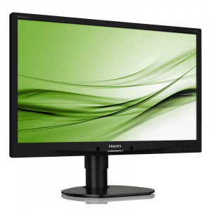 Monitor LED Philips 24" 241B4L, Grad A, 1920x1080, DVI, VGA, DisplayPort, Cabluri incluse