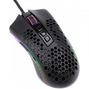 Mouse Gaming Redragon Storm RGB, Optic, 12400 dpi, 7 butoane, cu fir
