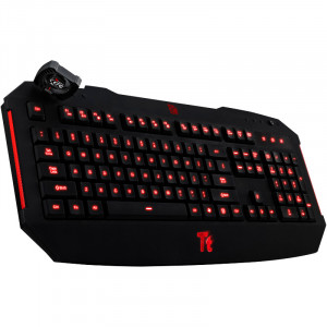 Tastatura Gaming Tt eSPORTS Challenger, iluminare LED, USB