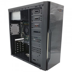 Calculator Gaming B-42 RGB, Intel Core i3 4160 3.6GHz, Acer H81H3-AD, 8GB DDR3, ATI HD 7570 1GB DDR5 128-bit, 500GB, DVI, 300W
