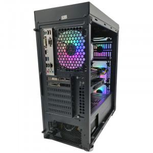 Calculator Gaming LuxBlack, Intel Core i5 4590 3.3GHz, GIGABYTE B85M-HD3, 16GB DDR3, SSD 128GB, 500GB, Sapphire R9 380x Nitro 4GB DDR5 256-bit, HDMI, 550W