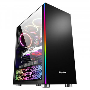 Calculator Gaming MEX, Intel Core i3 6100 3.7GHz, Asus H110M-D, 16GB DDR4, SSD 256GB, 1TB, XFX RX 580 4GB DDR5 256-bit, DVI, HDMI, 500W