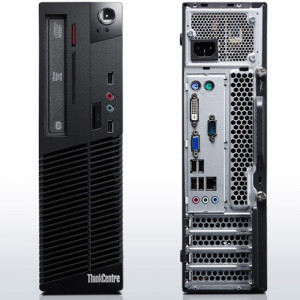 Calculator Lenovo M72E SFF, Intel Core i3 3240 3.4GHz, 8GB DDR3, SSD 120GB, DVI, VGA, DVD-RW