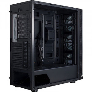Carcasa Gaming Inter-Tech W-III RGB Black, USB 3.0, Fan controller cu telecomanda, Vent. 3x 120mm LED RGB