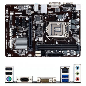 KIT Placa de baza GIGABYTE GA-H81M-DS2, Intel Core i3 4150 3.5GHz, Cooler CPU