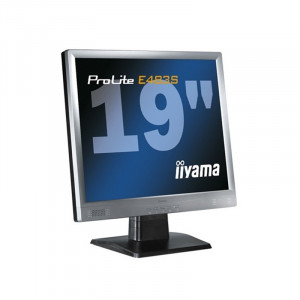 Monitor LCD 19" IIYAMA ProLite E483S, 1280x1024, 5ms, DVI, VGA, Cabluri incluse
