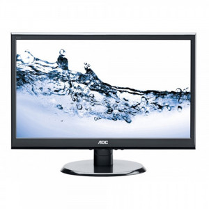 Monitor LED 20" AOC E2050SWDA, 1600x900, 5ms, DVI, VGA, Cabluri incluse