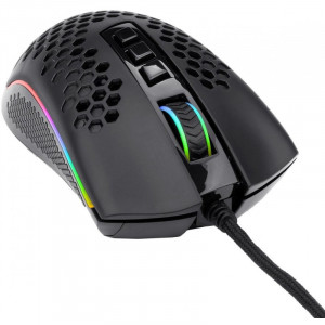 Mouse Gaming Redragon Storm RGB, Optic, 12400 dpi, 7 butoane, cu fir