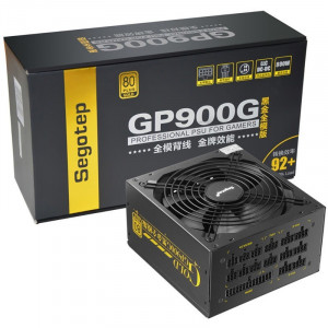 Sursa Gaming Segotep GP900G 800W, Eficienta 92%, Modulara, 8x SATA, 6x MOLEX, 6x 6+2 pin, PFC activ - Desigilat