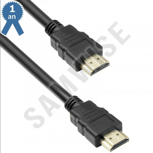 Cablu DeTech HDMI tata - HDMI tata, 5m, Negru