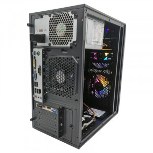 Calculator Gaming Aerocool CS-107 V2, Intel Core i5 2500 3.3GHz, Lenovo IH61MA, 8GB DDR3, SSD 128GB, 250GB, ASUS GeForce GT610 1GB DDR3, 300W