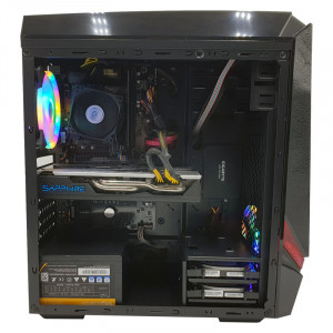 Calculator Gaming X-Blade, Intel i3 6100 3.7GHz, GA-H110-D3A, 8GB DDR4, SSD 120GB, 1TB, Sapphire RX 580 NITRO+ 4GB GDDR5 256-bit, DVI, HDMI, 500W