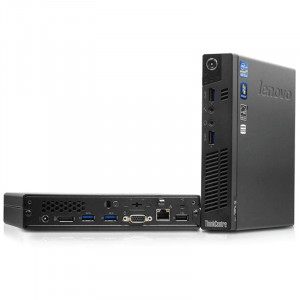 Calculator Lenovo M92P USFF Tiny Desktop, Intel Core i3 3240 3.4GHz, 8GB DDR3, SSD 120GB, 4x USB 3.0