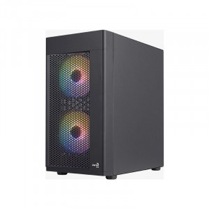Carcasa Gaming Aerocool Hexform V2 RGB, MiniTower, USB 3.0, Panou transparent