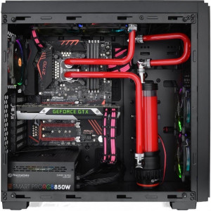 Carcasa Gaming Thermaltake Versa C23 Tempered Glass RGB Edition, USB 3.0, Panou transparent, MiddleTower, Vent. 120mm