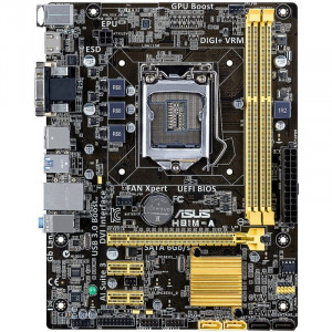 KIT Placa de baza ASUS H81M-A, Intel Core i5 4570 3.2GHz, Cooler inclus