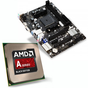 Kit Placa de baza Biostar HI FI A70U3P, AMD A10-7850K Black Edition 3.7GHz, Radeon R7, Cooler inclus