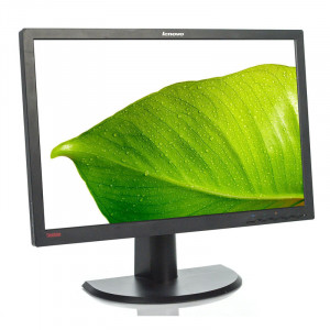 Monitor LCD 24" Lenovo L2440p, 1920x1200, 5ms, VGA, DVI, Cabluri incluse