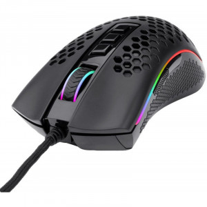 Mouse Gaming Redragon Storm RGB, Optic, 12400 dpi, 7 butoane, cu fir