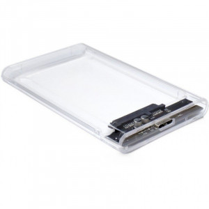 Rack extern Inter-Tech Argus GD-25000 2.5 inch, SATA, USB 3.0, Transparent