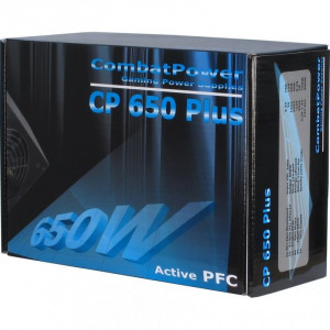Sursa Inter-Tech 650W Combat Power Plus, 4x SATA, 4x Molex, 1x 6+2 PCI-E, PFC Activ, 80+
