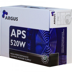 Sursa Inter-Tech Argus 520W, 4x SATA, 6+2 PCI-E, 4x Molex, Vent 120 mm, PFC Activ