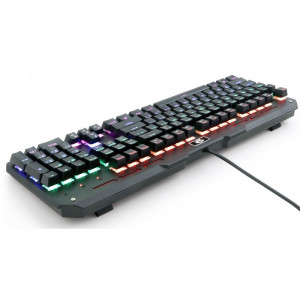 Tastatura Gaming Redragon Varuna Mecanica, Iluminare LED RGB, switch-uri outemu red