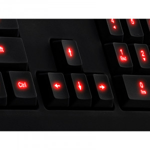 Tastatura Gaming Tt eSPORTS Challenger, iluminare LED, USB