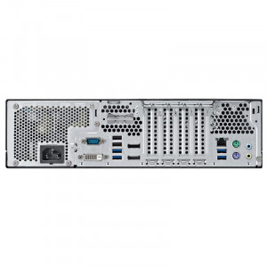 Calculator Fujitsu Esprimo D756/E90+ SFF, Intel Core i3 6100 3.7GHz, 8GB DDR4, SSD 256GB, HDD 500GB, USB 3.0
