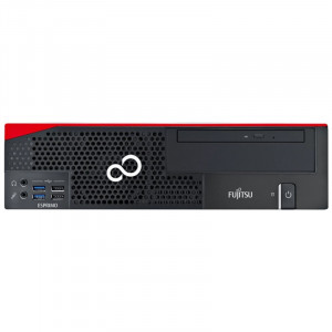 Calculator Fujitsu Esprimo D757/E90+ SFF, Intel Core i3 6100 3.7GHz, 8GB DDR4, SSD 256GB, 500GB, Intel HD Graphics, USB 3.0, DVD-RW