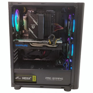 Calculator Gaming Blaze V1, Intel Core i7 6700k 4GHz, Z170M PLUS, 16GB DDR4, SSD 256GB, HDD 1TB, RX 580 4GB DDR5, Telecomanda RGB