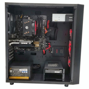 Calculator Gaming E-Shield, Intel Core i5 6500 3.2GHz, Asus Q170M-C, 16GB DDR4, SSD 256GB, 2TB, Biostar RX 550 4GB DDR5 128-bit, DVI, HDMI, 500W