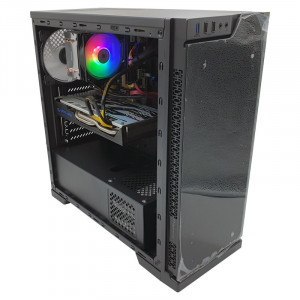 Calculator Gaming K5 Black, Intel Core i5 4590 3.3GHz, Asus H81M-P-SI, 16GB DDR3, SSD 120GB, 1TB, Sapphire RX 580 NITRO+ 4GB GDDR5 256-bit, DVI, HDMI, 500W