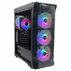 Calculator Gaming LUX V5, Intel Core i7 6700 3.4GHz, MSI H110M-S03, 16GB DDR4, SSD 512GB, HDD 1TB, RX 580 8GB GDDR5 256-bit, 600W
