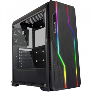 Carcasa Gaming Redragon Devastator, MiddleTower, Panou transparent, USB 3.0