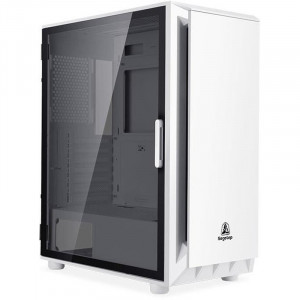 Carcasa Gaming Segotep Gank 5 Alba, Middle Tower, USB 3.0, Panou transparent