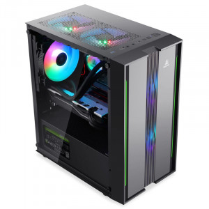 Carcasa Gaming Segotep Prime G, USB 3.0, Panou Transparent