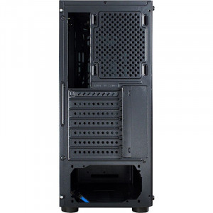 Carcasa Inter-Tech CXC2 Black, USB 3.0, Vent. incluse 3x 120mm LED Albastru