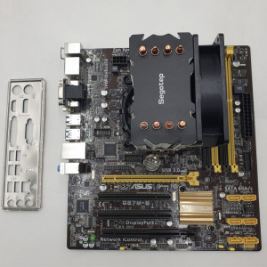 KIT Placa de baza Asus Q87M-E, Intel Core i7 4770k 3.5GHz, Cooler Segotep Frozen Tower TS4