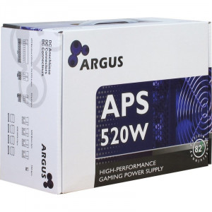 Sursa Inter-Tech Argus 520W, 4x SATA, 6+2 PCI-E, 4x Molex, Vent 120 mm, PFC Activ