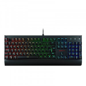 Tastatura Gaming Redragon Kala Mecanica Red Switch, Iluminare LED RGB, 12 taste multimedia, switch-uri outemu red