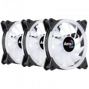 Ventilator Aerocool Duo 12 Pro ARGB 120mm ​Three Fan Pack cu controller H66F