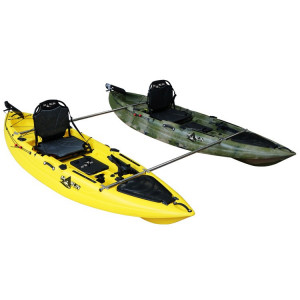 Dos kayaks de pesca Marlin Tuna en catamarán