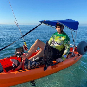 Toldo sombrilla para kayaks