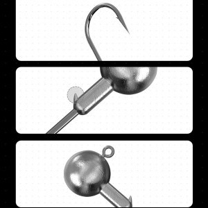 Anzuelo con cabeza plomo 14g 25pc